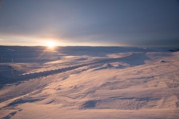Snowkiting spots of Hardangerrvidda