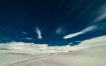 Snowkiting trip do Norska - snowkiting v Norsku