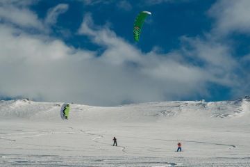 Snowkiting spots of Hardangerrvidda