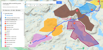 Snowkiting spots map